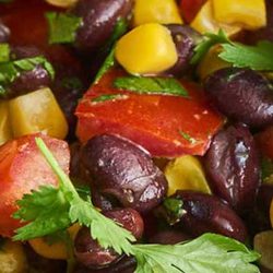 Black Bean, Avocado and Charred Tomato