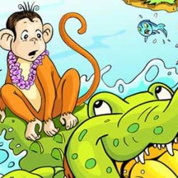 Monkey and the crocodile - Panchatantra Stories