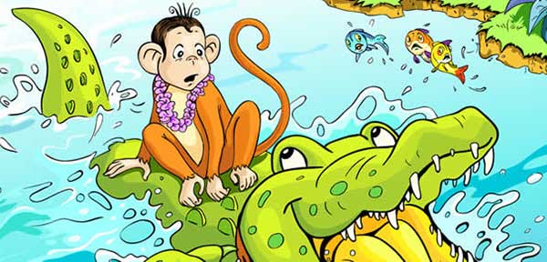 Monkey and the crocodile - Panchatantra Stories